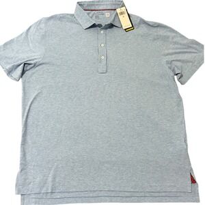 Polo Ralph Lauren Mens Classic Fit Performance Golf‎ Polo Shirt XL Blue HTR
